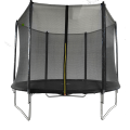 Trampolines Deluxe Round Sports Trampoline with Enclosure